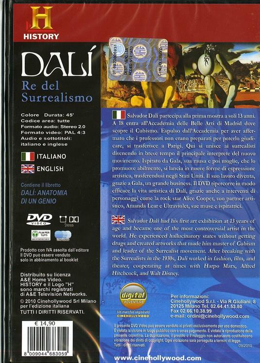 Dalì. Il re del surrealismo (DVD) - DVD - 2