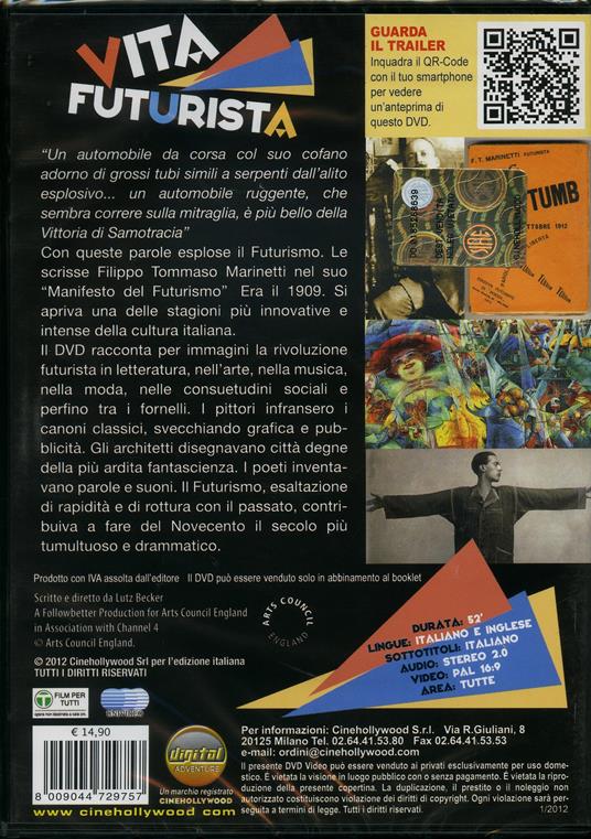 Vita futurista. Il manifesto del futurismo (DVD) - DVD - 2