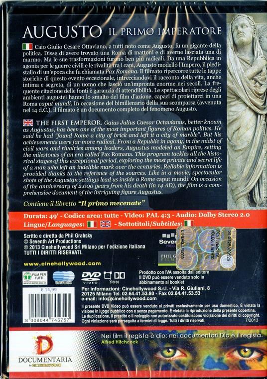Augusto. Il primo imperatore - DVD - 2