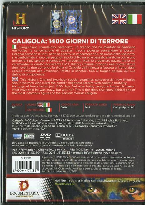 Caligola. 1400 giorni di terrore - DVD - 2