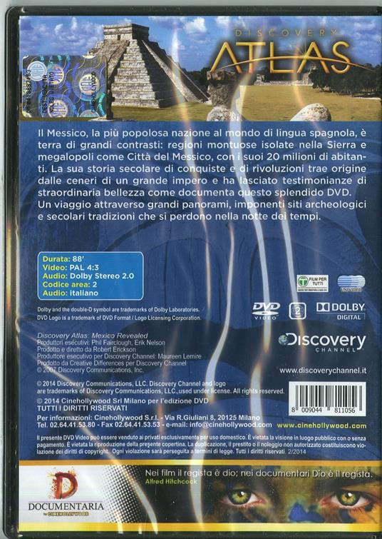 Messico. Discovery Atlas - DVD - 2