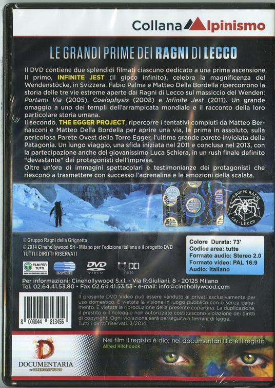 Le grandi prime dei Ragni di Lecco - DVD - 2