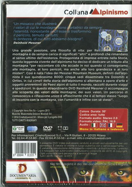 Reinhold Messner. Il quindicesimo 8000 di Valerio Scheggia - DVD - 2