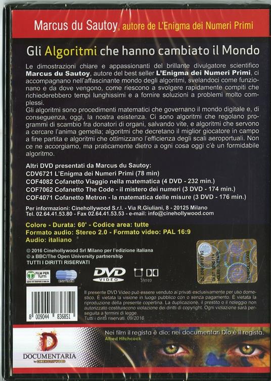 Gli algoritmi che hanno cambiato il mondo di David Briggs - DVD - 2