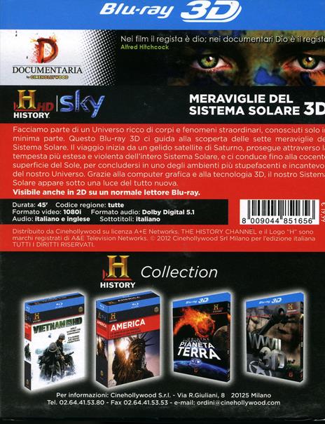Le meraviglie del sistema solare 3D<span>.</span> versione 3D - Blu-ray - 2