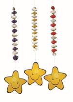 Busta 3 Pendagli Stelline (Assortimento)