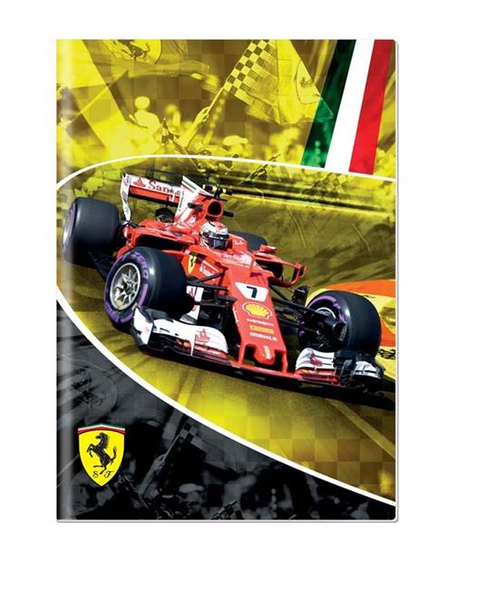 Quaderno maxi A4 Ferrari Kids. 1 rigo - 2