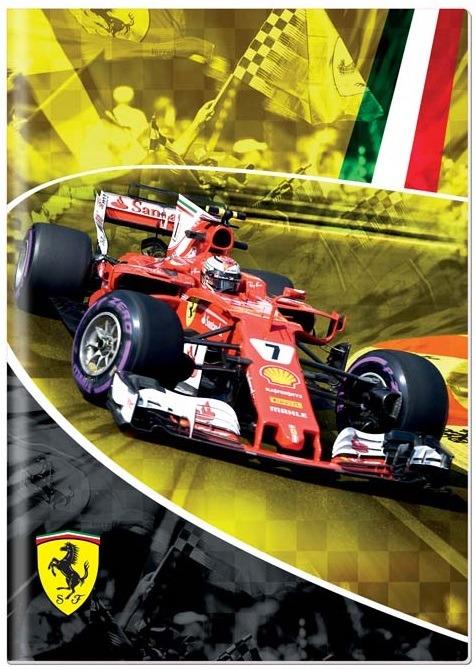 Quaderno maxi A4 Ferrari Kids. Quadretti piccoli 4 mm