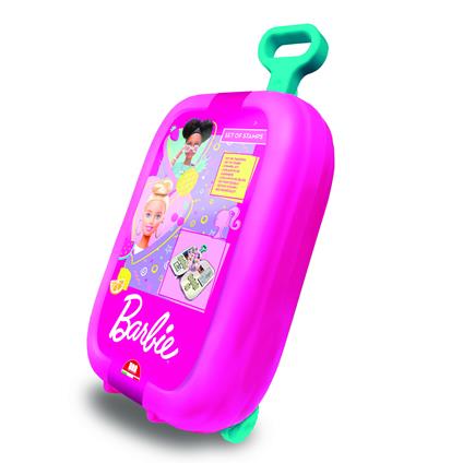 Multiprint  trolley barbie  coloring set con timbri e colori