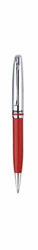 Penna a sfera Pelikan Jazz, meccanismo a rotazione, colore di scrittura nero, punta M, fusto rosso