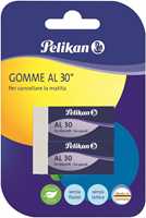 Cartoleria Gomma vinile alta qualità Pelikan AL30 bianca. Confezione da 2 pezzi Pelikan