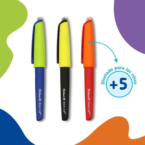 Erase 2.0 roller blue+6 refill RICARICABILE - 3