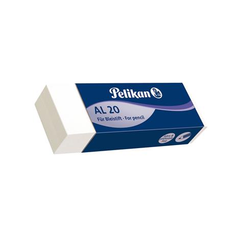 Gomma Pelikan AL20 bianca in vinile per matita. Confezione 4 pezzi (3+1 omaggio) - 4