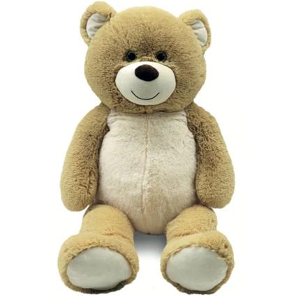 Peluche Orso Bicolore 100 Cm Con Occhi Glitterati Decar 23987