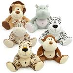 ANIMALI JUNGLA SEDUTI SUPERSOFT 6 ASS.TI H25 CM