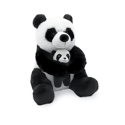 Peluche Panda con Cucciolo 26cm