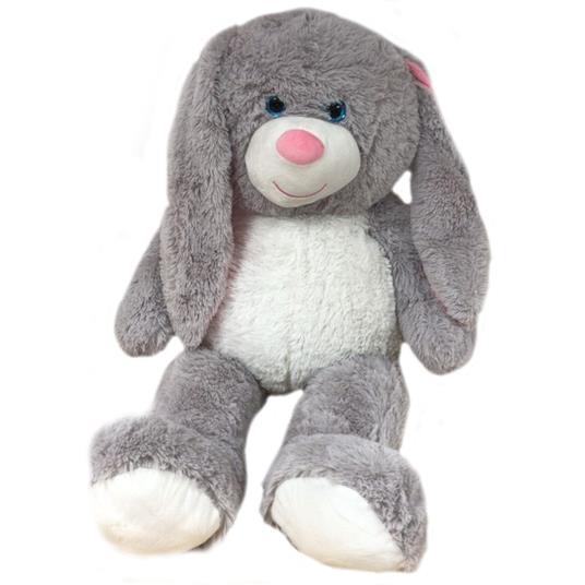Peluche Bunny Coniglio 100 Cm Con Occhi Glitterati Decar 26865