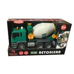 Auto Betoniera Scala 1:10 Con Luci Suoni Obox  37545