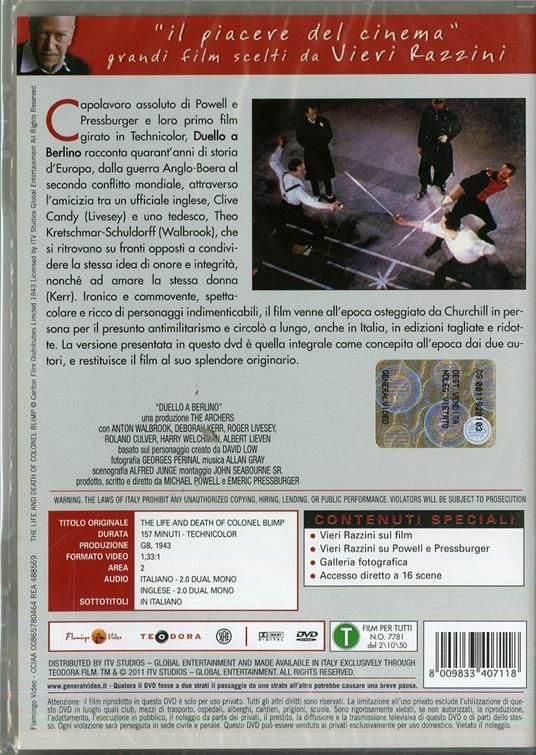 Duello a Berlino di Michael Powell,Emeric Pressburger - DVD - 2