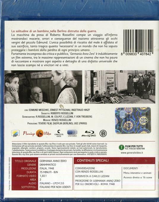 Germania anno zero di Roberto Rossellini - Blu-ray - 2