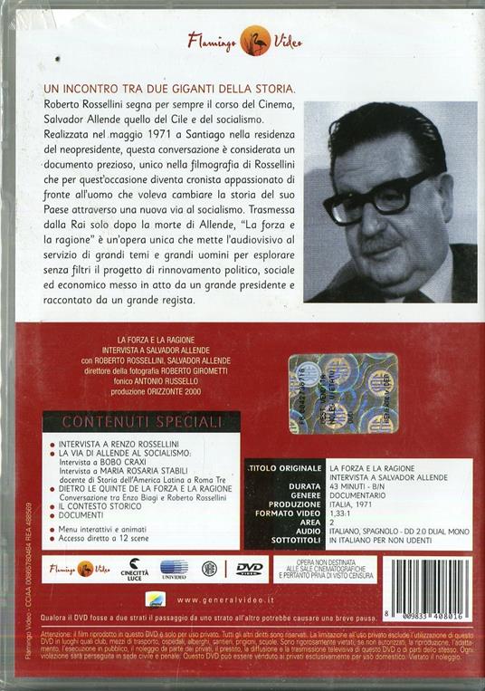La forza e la ragione di Roberto Rossellini - DVD - 2
