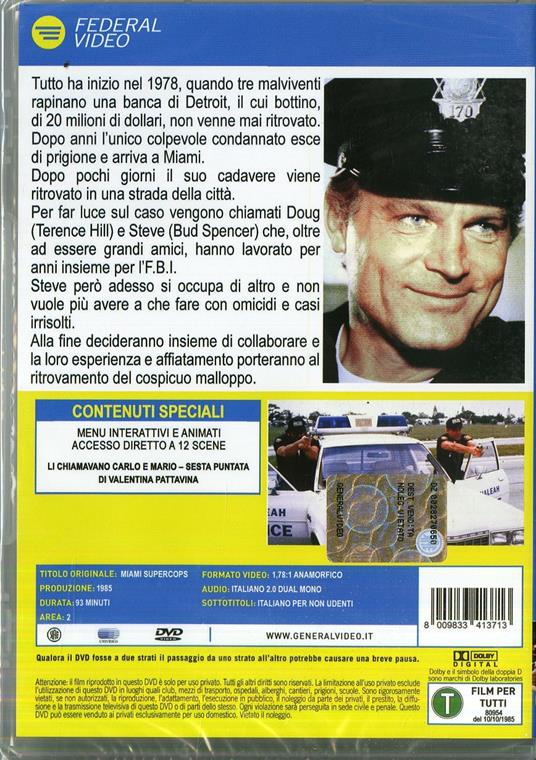 Miami Supercops, i poliziotti dell'Ottava strada di Sergio Corbucci - DVD - 2