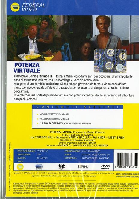Potenza virtuale di Antonio Margheriti - DVD - 2