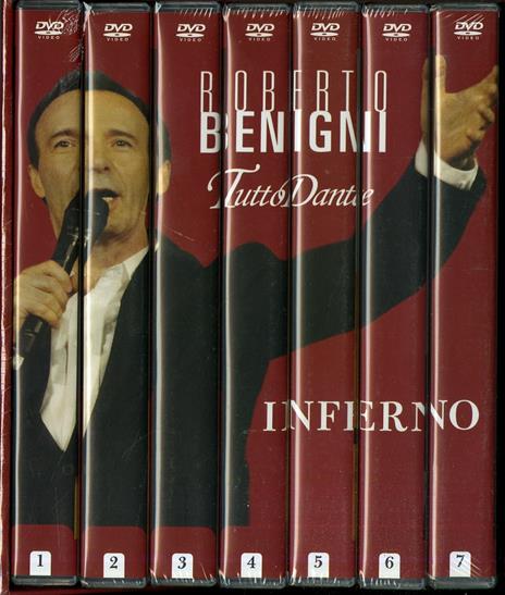 Roberto Benigni. Tutto l'Inferno (34 DVD) di Stefano Vicario - DVD - 2