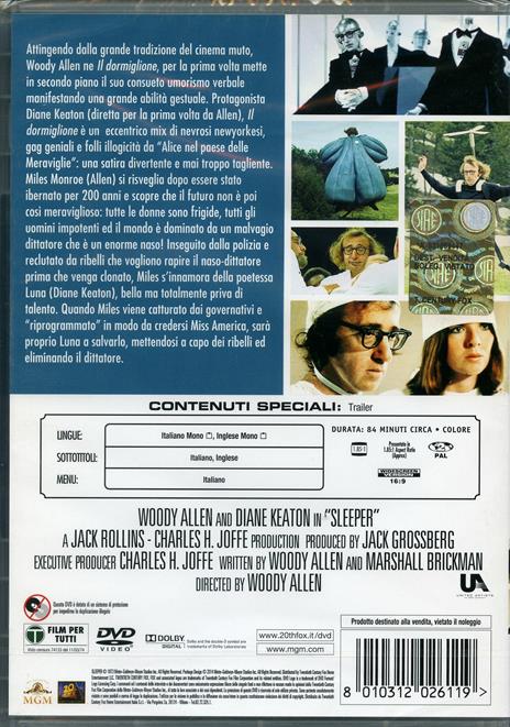 Il dormiglione di Woody Allen - DVD - 2
