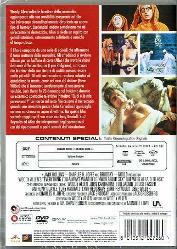 Tutto quello che avreste voluto sapere sul sesso e non avete mai osato chiedere di Woody Allen - DVD - 2