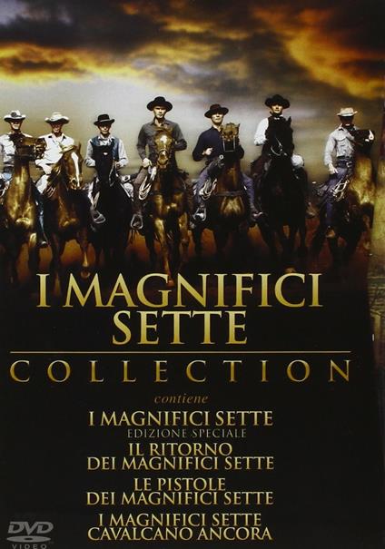 I magnifici sette (4 DVD) di Burt Kennedy,George McCowan,John Sturges,Paul Wendkos