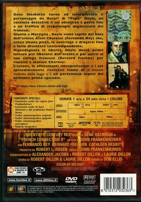 Il braccio violento della legge 2<span>.</span> Special Edition di John Frankenheimer - DVD - 2