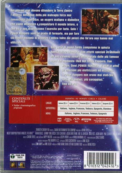 Power Rangers: il film di Bryan Spicer - DVD - 2
