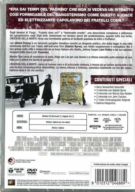 Crocevia della morte<span>.</span> Edizione speciale di Joel Coen,Ethan Coen - DVD - 2