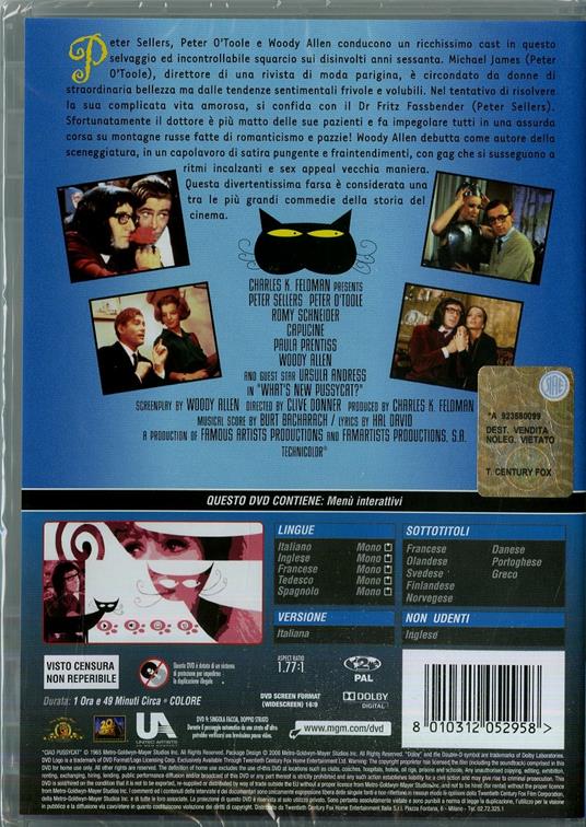 Ciao Pussycat di Clive Donner - DVD - 2
