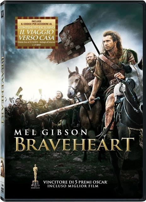 Braveheart<span>.</span> Edizione 20° anniversario di Mel Gibson - DVD