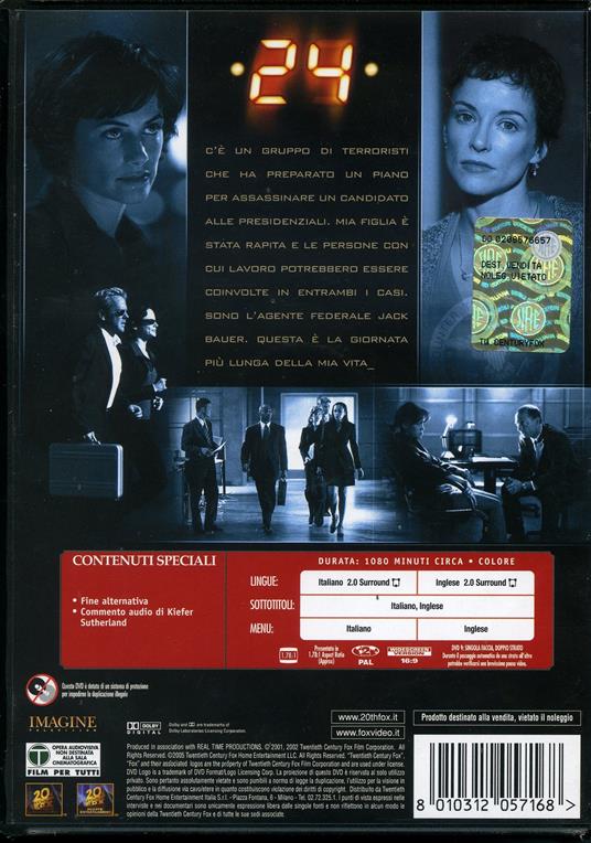 24. Stagione 1 (6 DVD) - DVD - 2