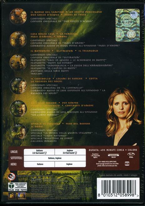 Buffy, l'ammazzavampiri. Stagione 5 (6 DVD) - DVD - 2