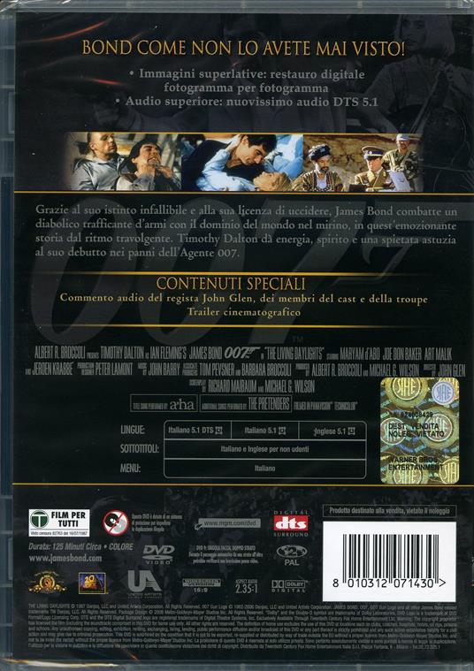 Agente 007. Zona pericolo di John Glen - DVD - 2