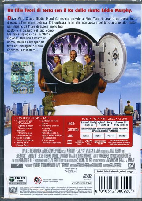 Piacere Dave di Brian Robbins - DVD - 2