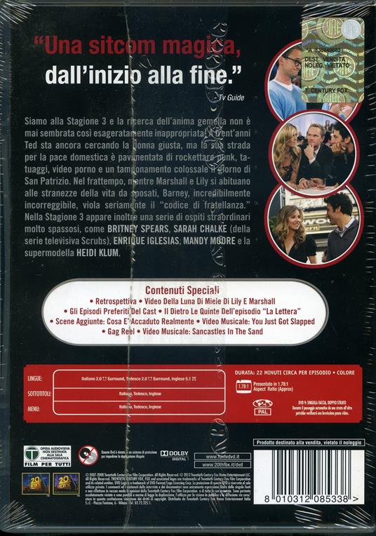 How I Met Your Mother. Alla fine arriva mamma. Stagione 3 (3 DVD) di Pamela Fryman,Rob Greenberg - DVD - 2
