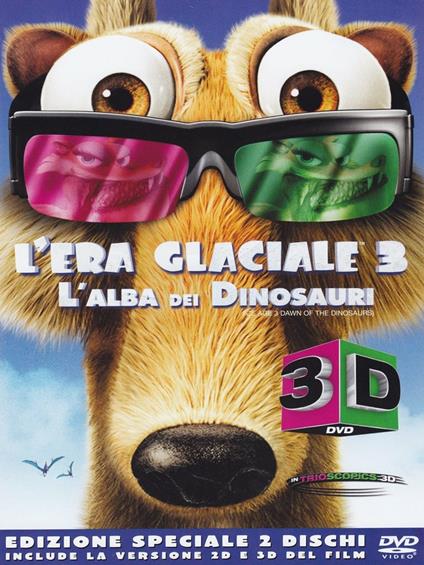L' Era Glaciale 3. L'alba dei dinosauri (DVD + DVD 3D) di Carlos Saldanha - DVD + DVD 3D