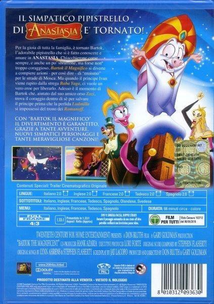Bartok il magnifico di Don Bluth,Gary Goldman - DVD - 2