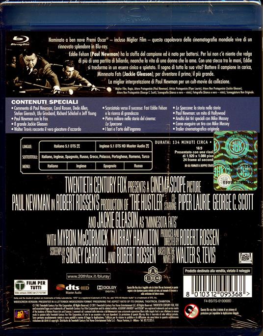 Lo spaccone di Robert Rossen - Blu-ray - 2