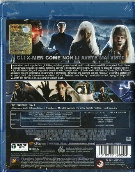 X-Men di Bryan Singer - Blu-ray - 2