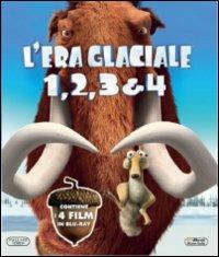 L' era glaciale 1, 2, 3 & 4 (4 Blu-ray) di Steve Martino,Carlos Saldanha,Mike Thurmeier
