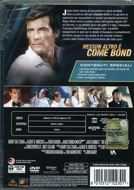 Agente 007. L'uomo dalla pistola d'oro di Guy Hamilton - DVD - 2