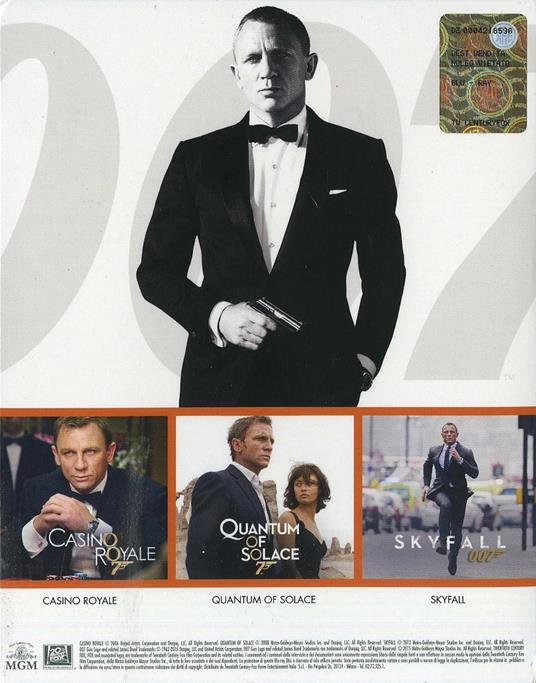 Daniel Craig. 007 (Blu-ray) di Martin Campbell,Marc Forster,Sam Mendes - 2