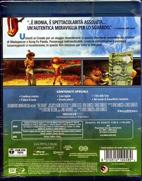 I Croods (DVD + Blu-ray) di Kirk De Micco,Chris Sanders - 2