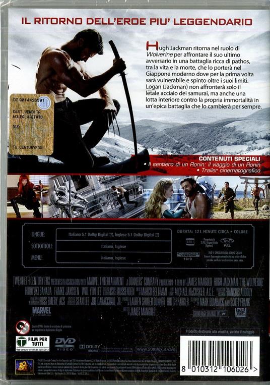 Wolverine. L'immortale di James Mangold - DVD - 2